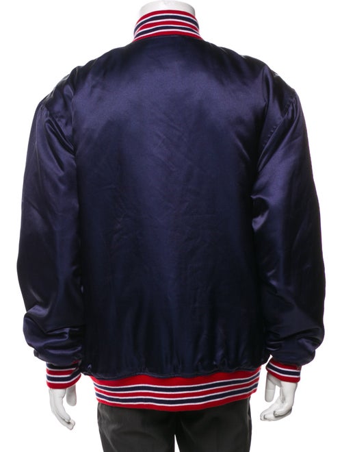 Mitchell & Ness Striped Varsity Jacket