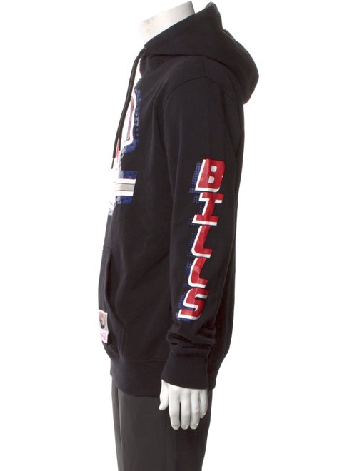 Mitchell & Ness Graphic Print Crew Neck Hoodie