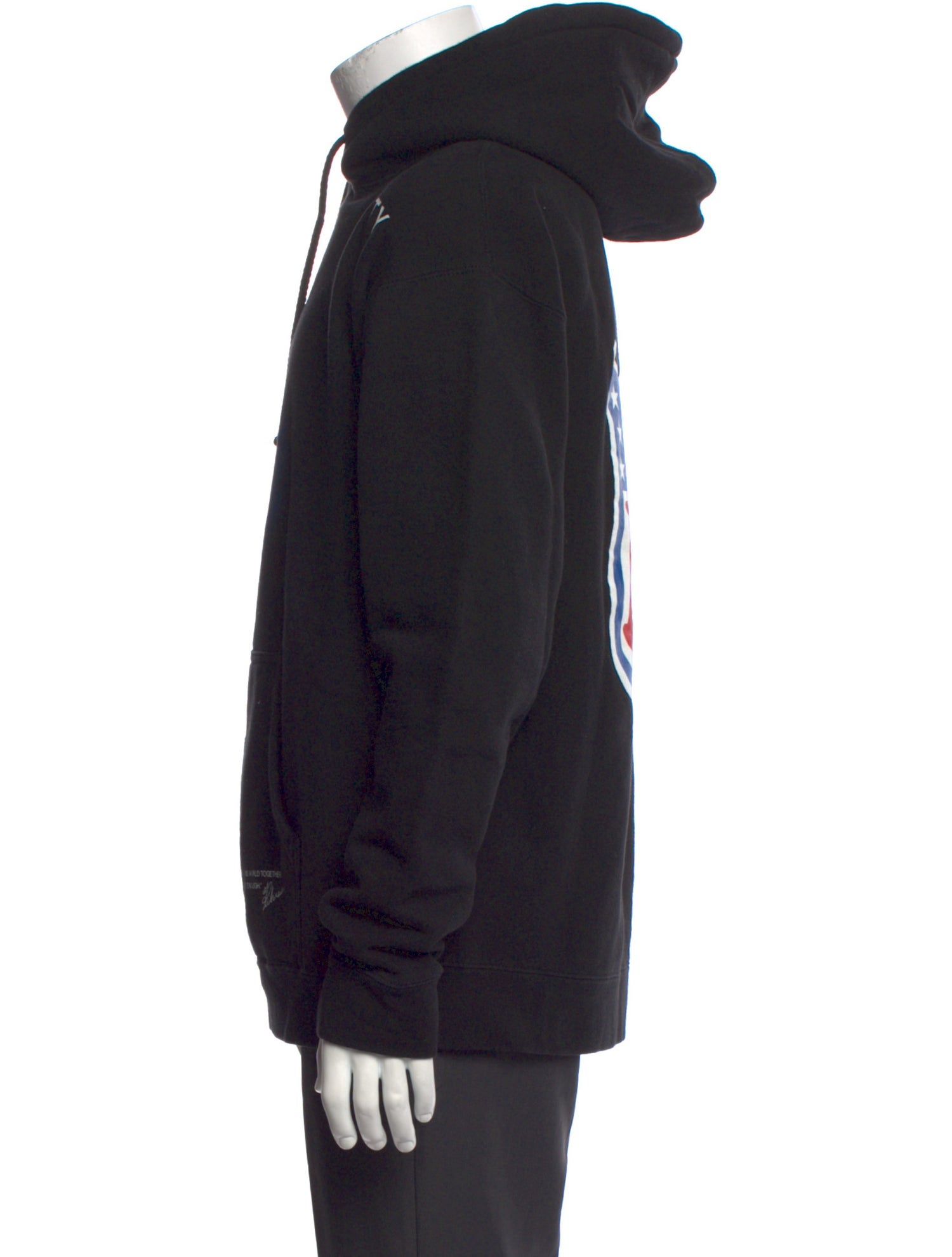 Mitchell & Ness Graphic Print Crew Neck Hoodie