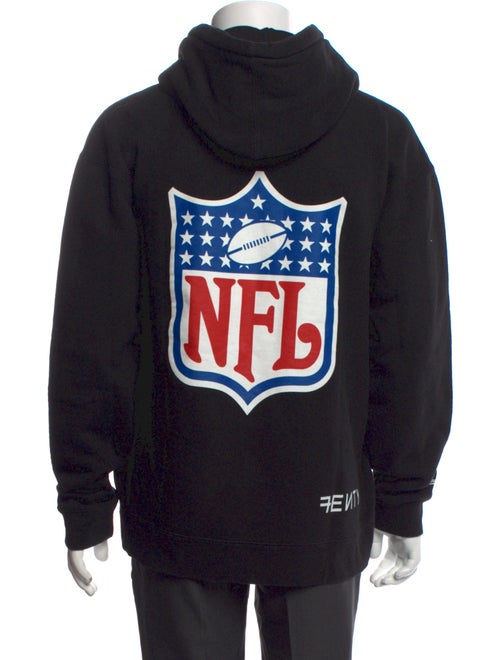 Mitchell & Ness Graphic Print Crew Neck Hoodie
