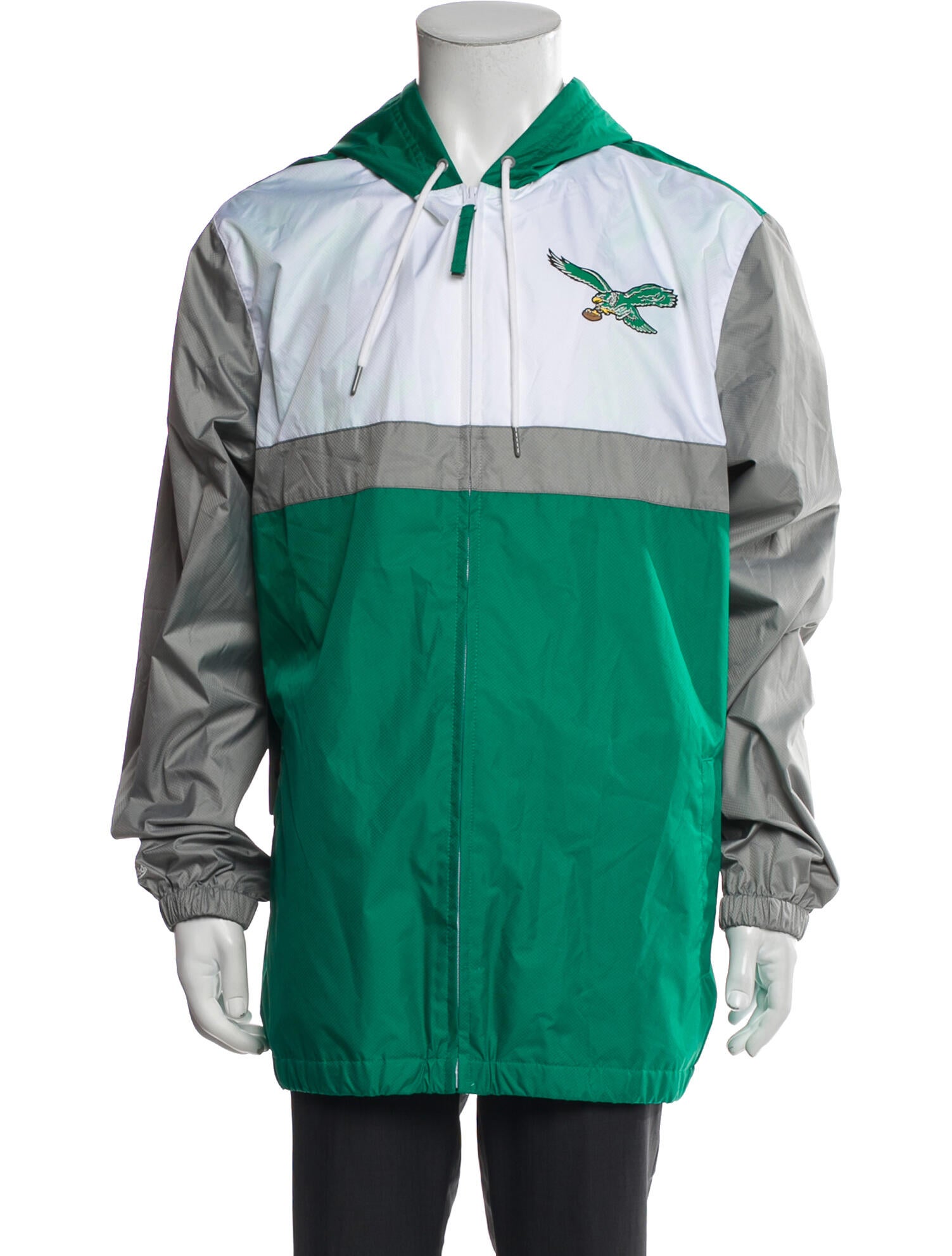 Mitchell & Ness Colorblock Pattern Windbreaker