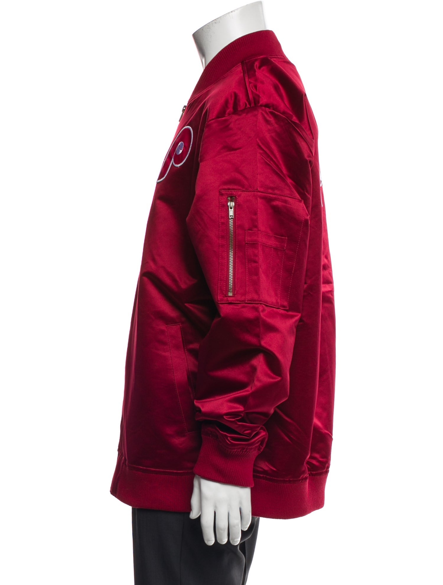 Mitchell & Ness Graphic Print Bomber Jacket w/ Tags