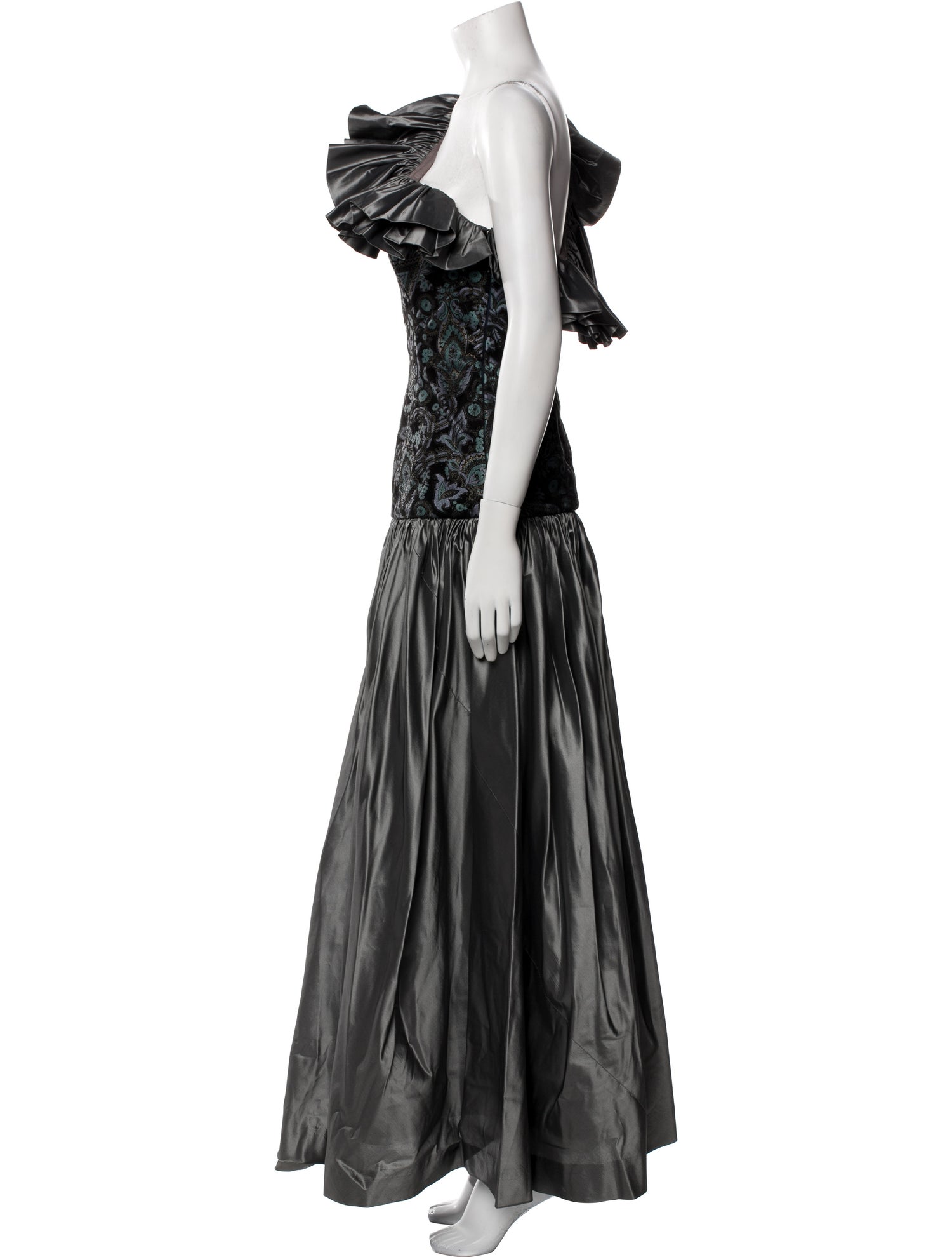 Mignon Silk Long Dress