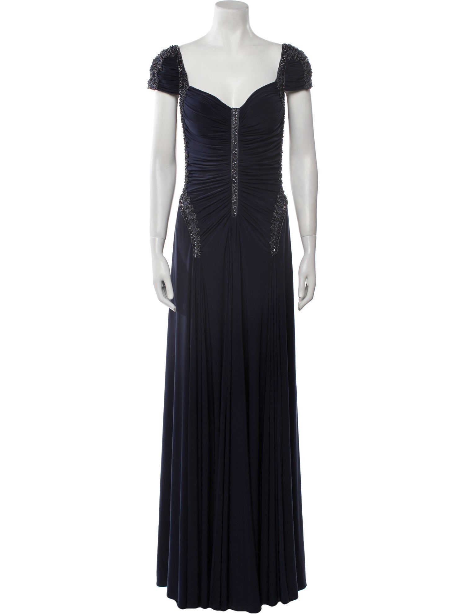 Mignon V-Neck Long Dress