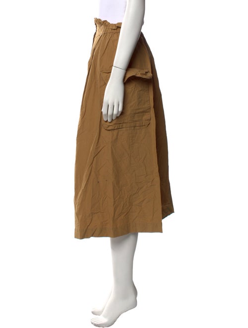 Mignon Ruffle Embellishment Midi Length Skirt