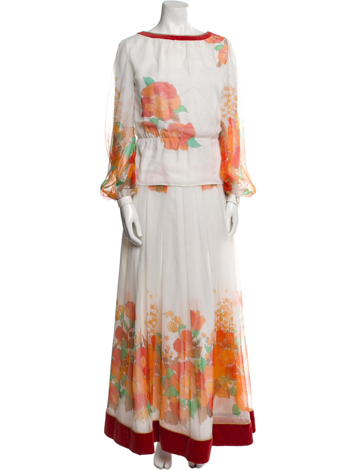 Mignon Floral Print Skirt Set