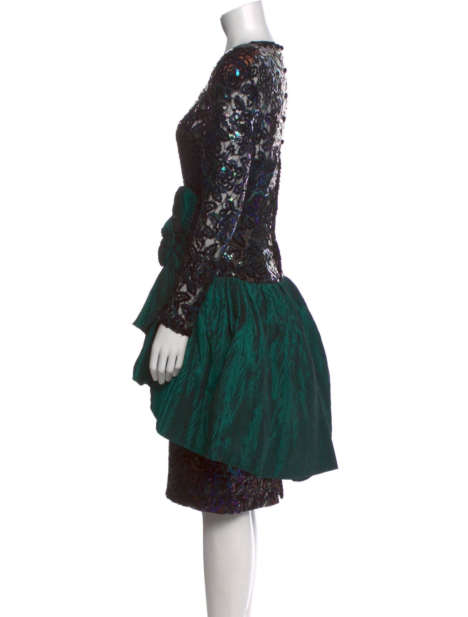 Mignon Printed Knee-Length Dress