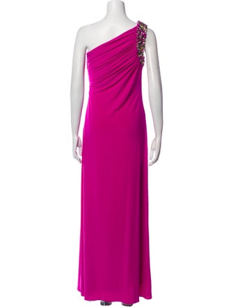 Mignon One-Shoulder Long Dress