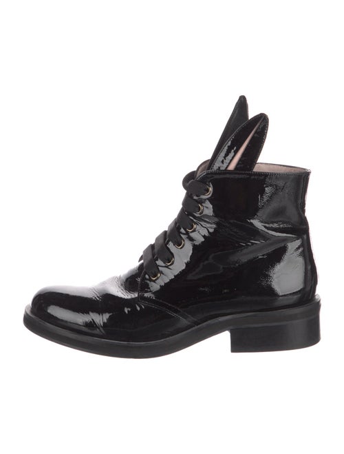 Minna Parikka Patent Leather Combat Boots
