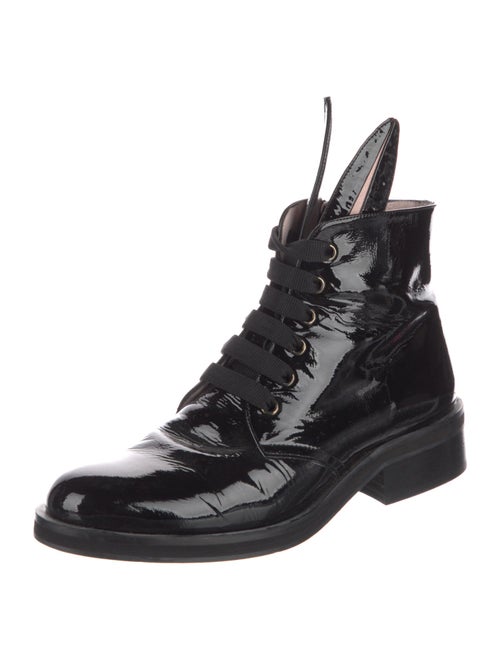 Minna Parikka Patent Leather Combat Boots