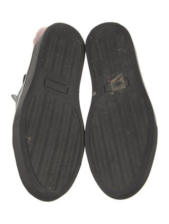 Minna Parikka Leather Colorblock Pattern Sneakers