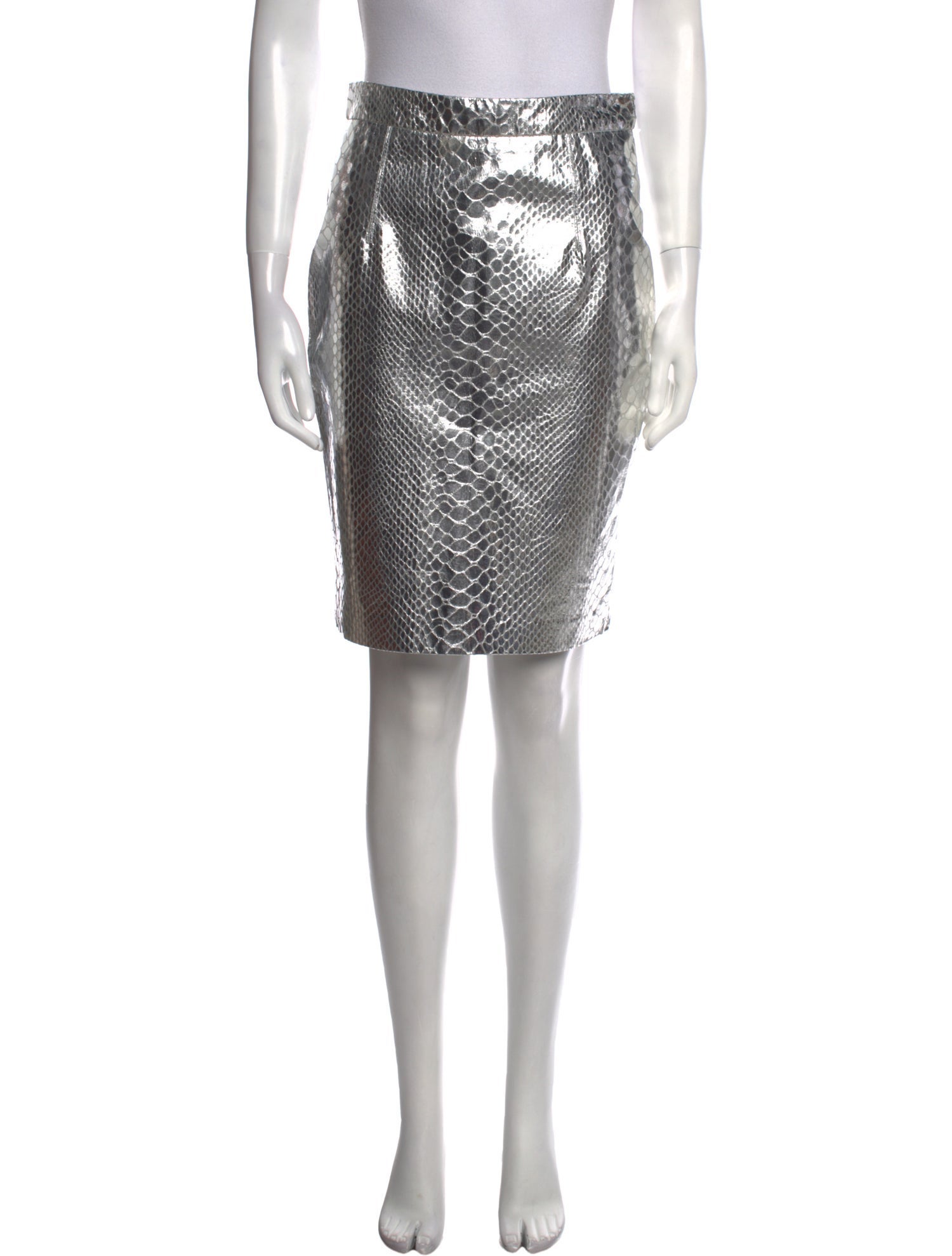 Milly Of New York Leather Knee-Length Skirt