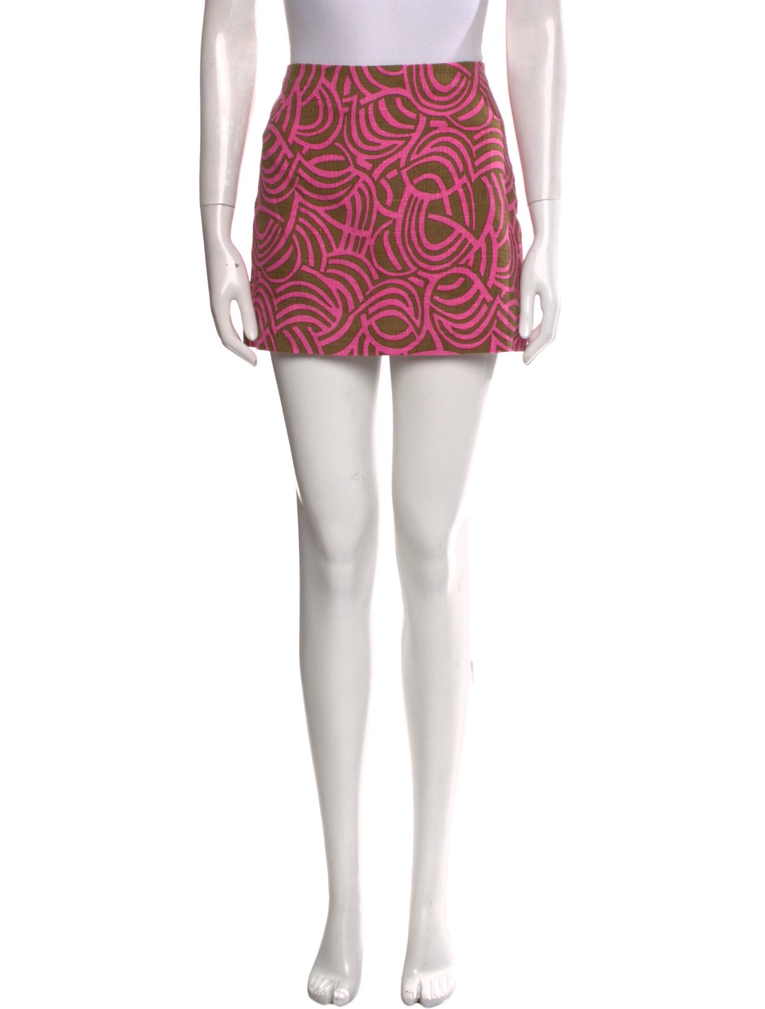 Milly Of New York Printed Mini Skirt
