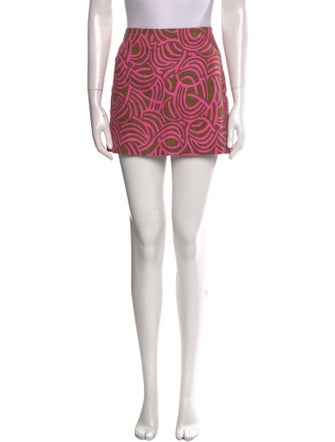 Milly Of New York Printed Mini Skirt