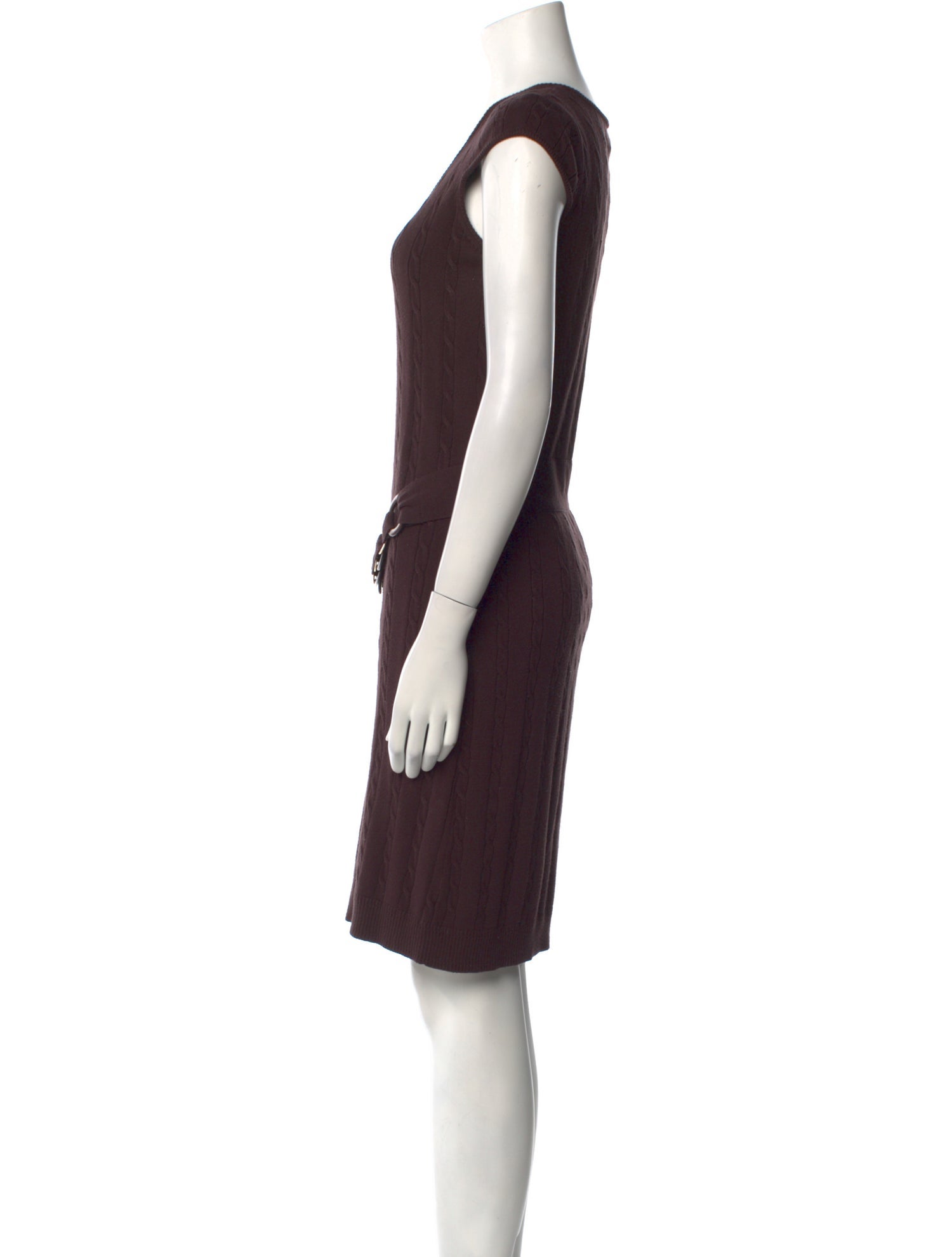 Milly Of New York Scoop Neck Knee-Length Dress