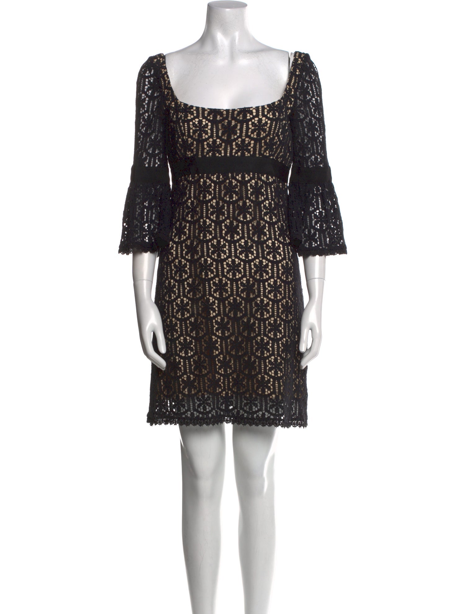 Milly Of New York Lace Pattern Mini Dress
