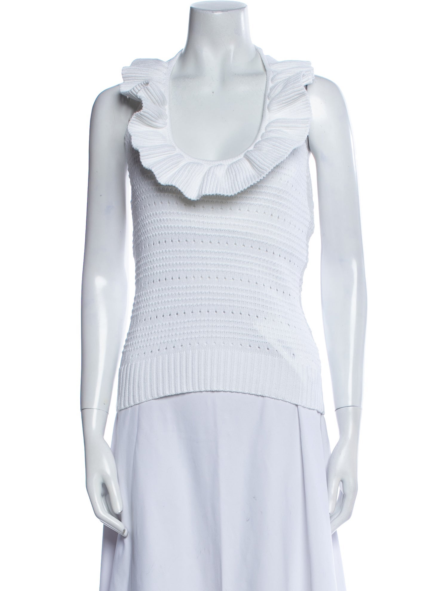 Milly Of New York Scoop Neck Sleeveless Top