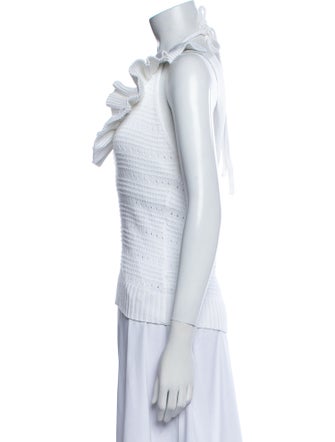 Milly Of New York Scoop Neck Sleeveless Top