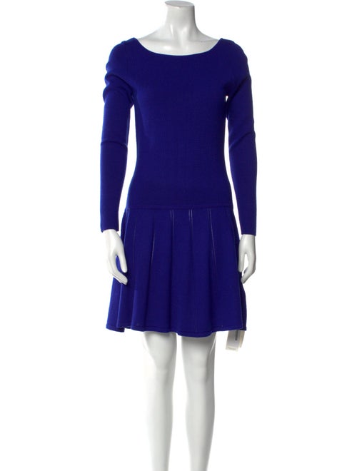 Milly Of New York Merino Wool Mini Dress