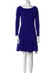 Milly Of New York Merino Wool Mini Dress
