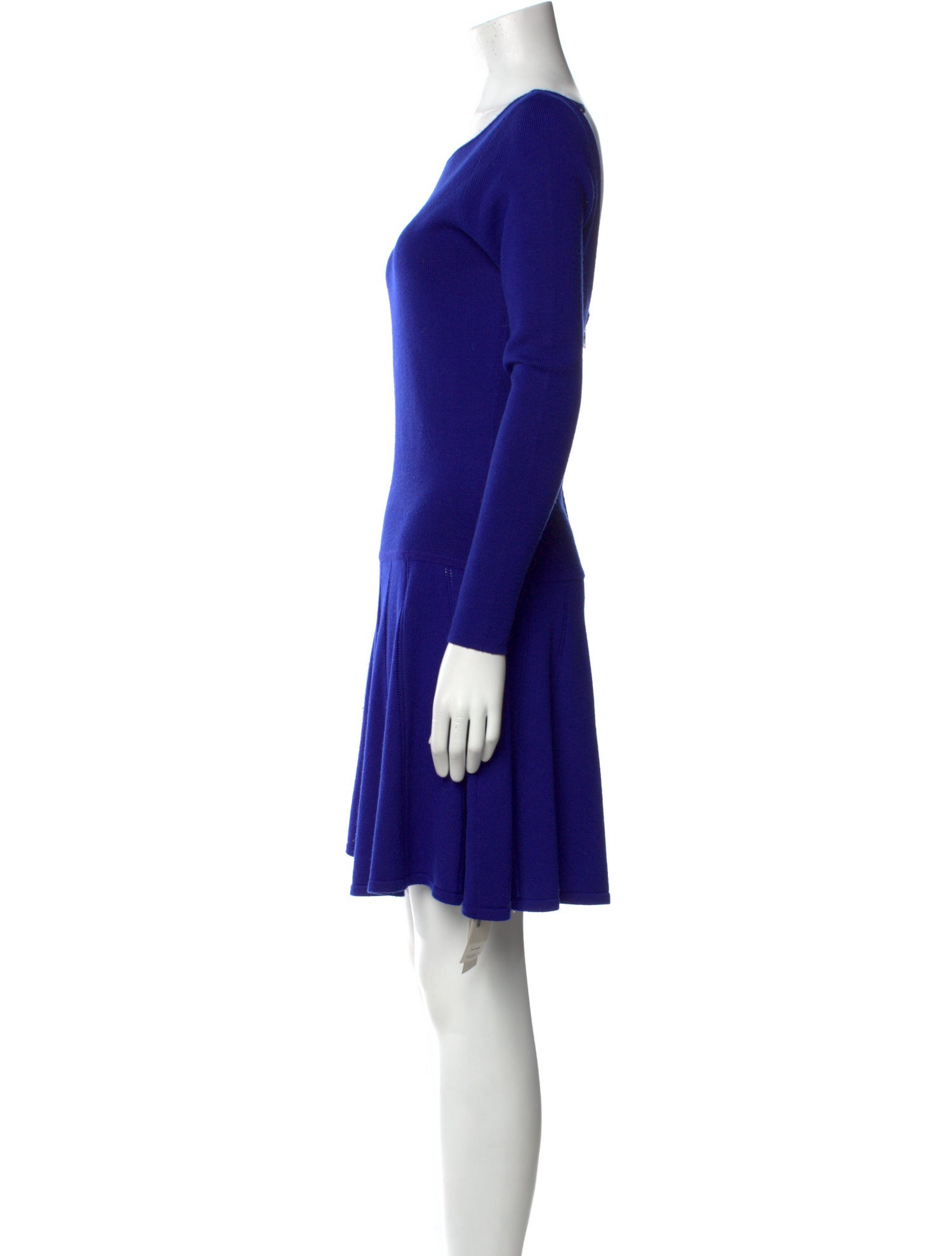 Milly Of New York Merino Wool Mini Dress