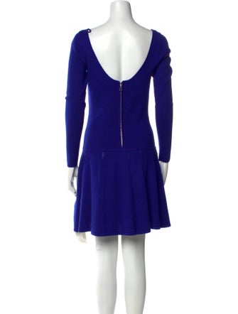 Milly Of New York Merino Wool Mini Dress