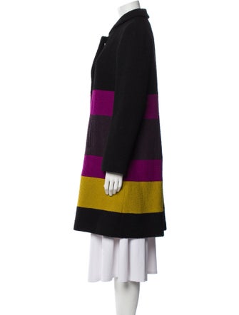Milly Of New York Wool Striped Coat