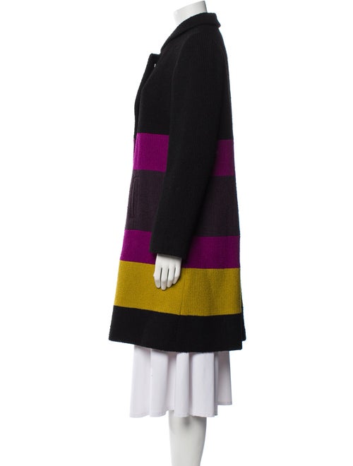 Milly Of New York Wool Striped Coat