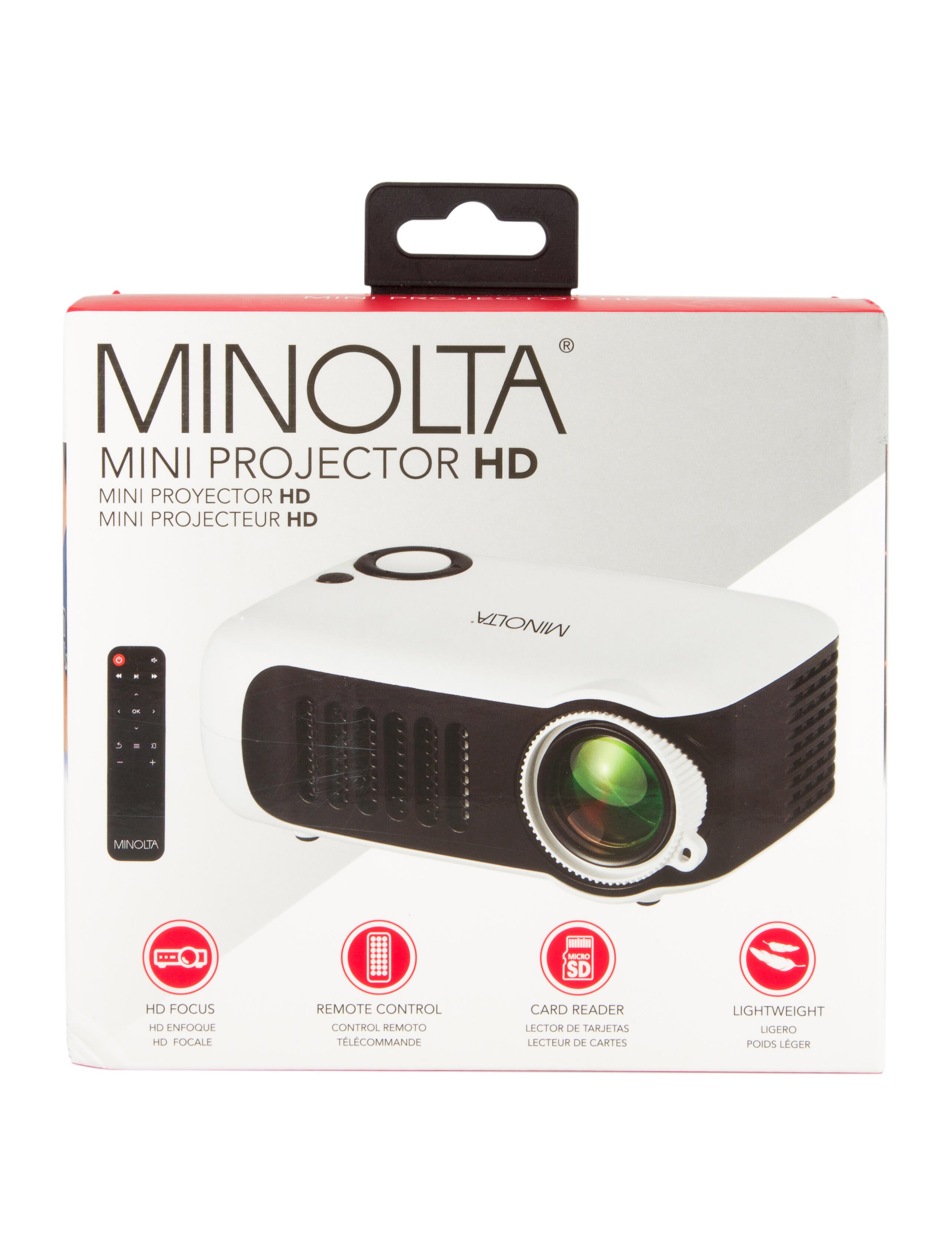 Minolta Mini Projector HD - White Home 