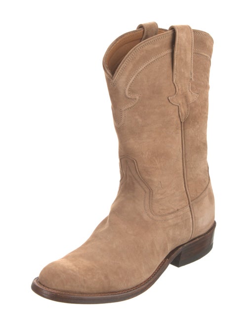 Miron Crosby Suede Western Boots