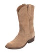 Miron Crosby Suede Western Boots