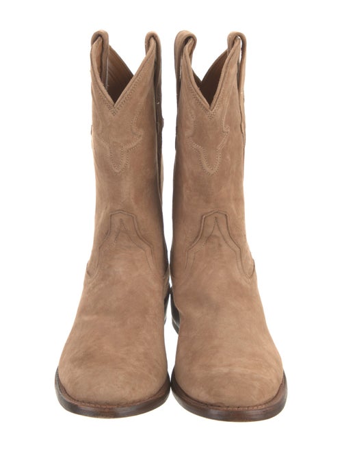 Miron Crosby Suede Western Boots