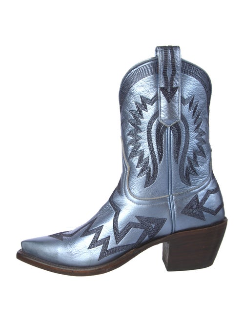 Miron Crosby Leather Printed Western Boots