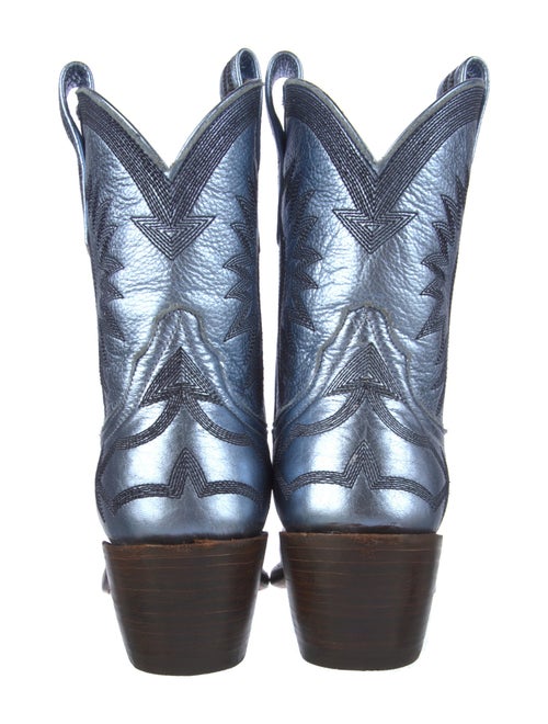 Miron Crosby Leather Printed Western Boots