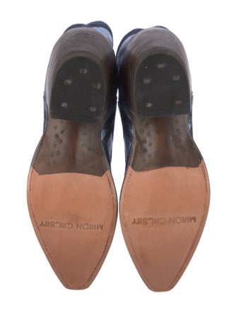 Miron Crosby Leather Printed Western Boots