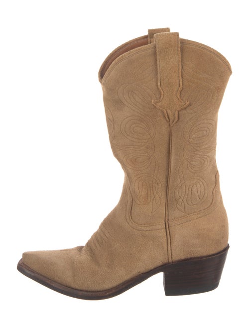 Miron Crosby Suede Western Boots