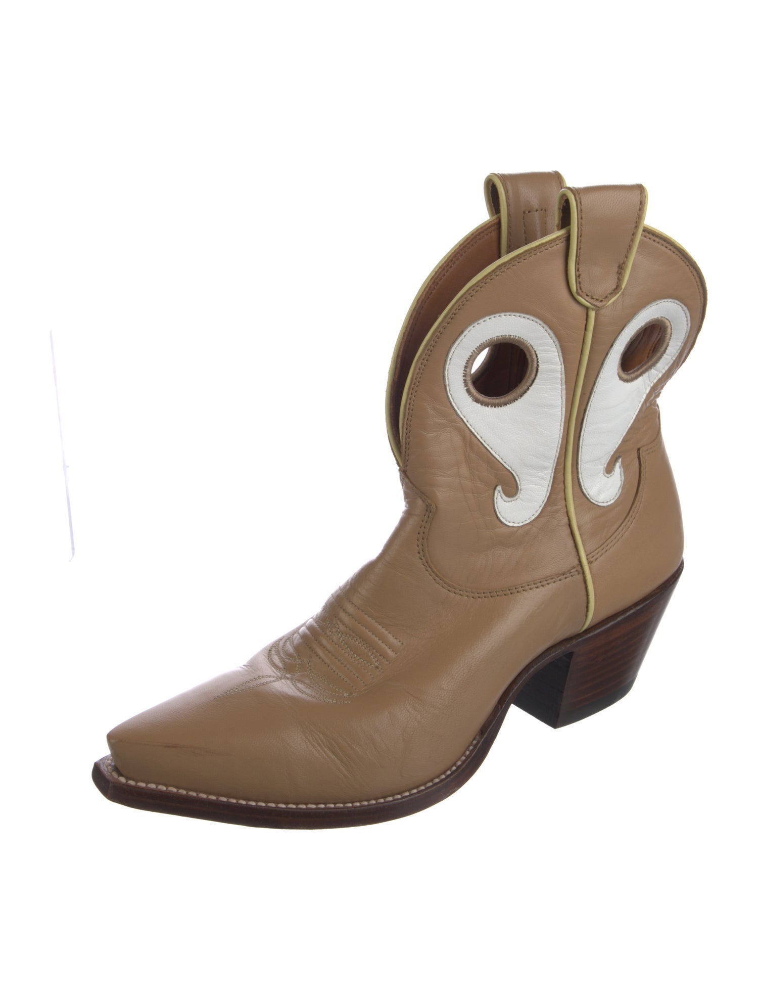 Miron Crosby Leather Western Boots