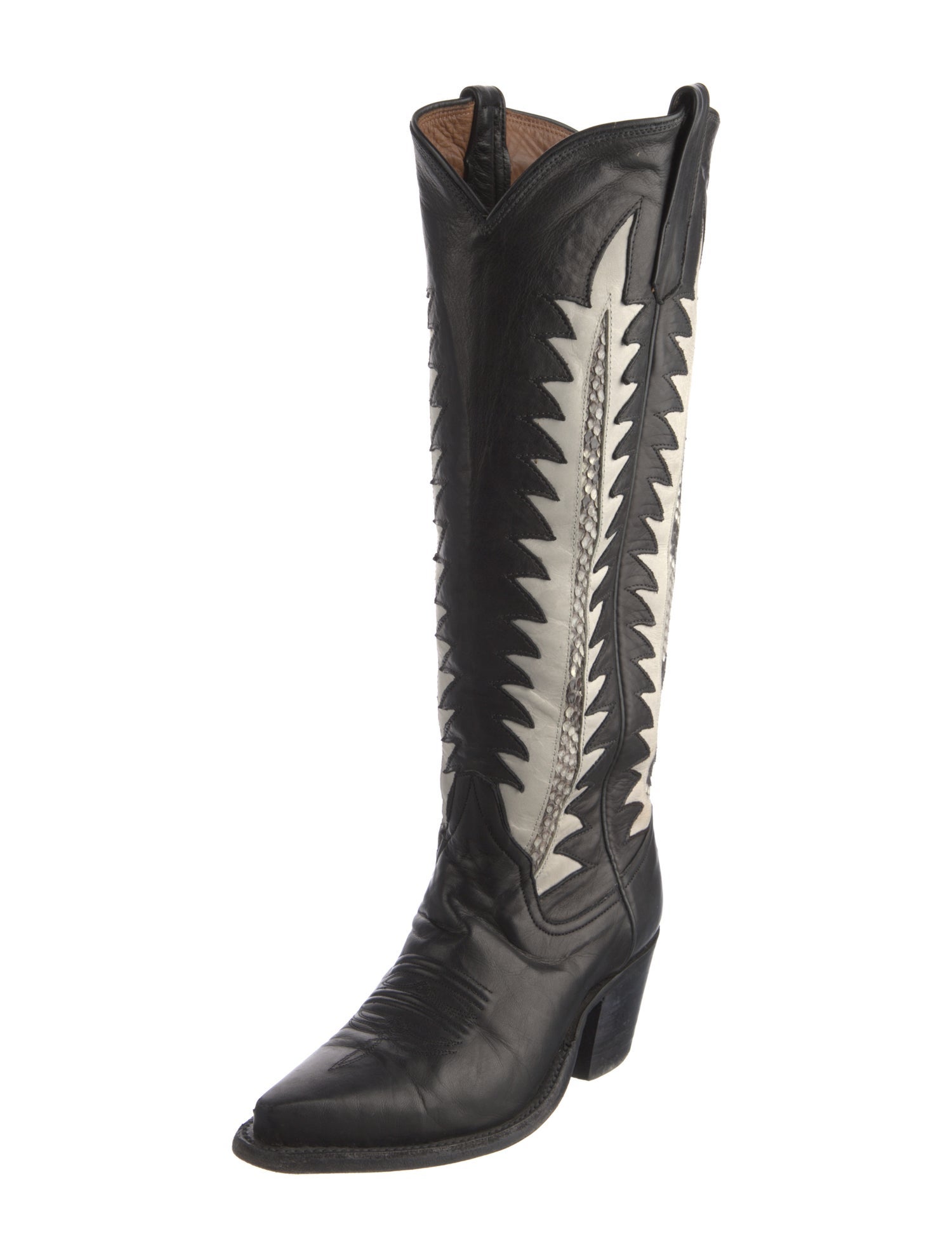 Miron Crosby Leather Western Boots