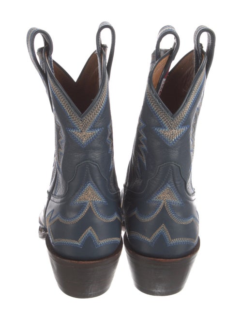 Miron Crosby Leather Printed Western Boots