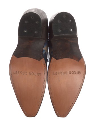 Miron Crosby Leather Printed Western Boots