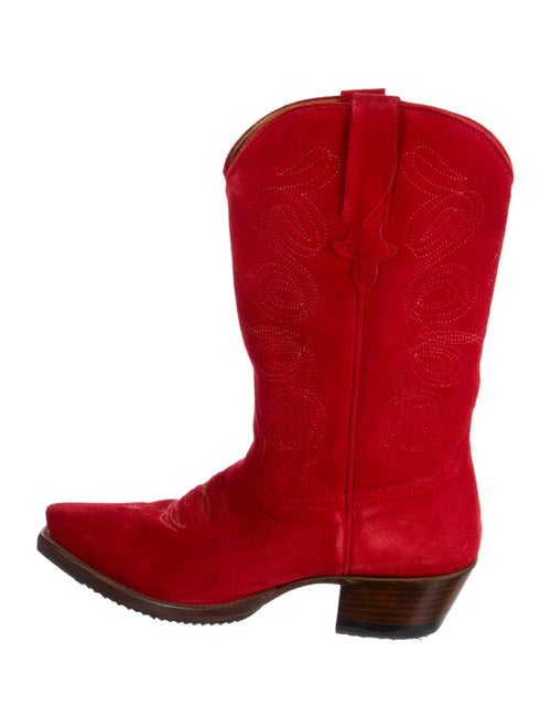 Miron Crosby Suede Western Boots
