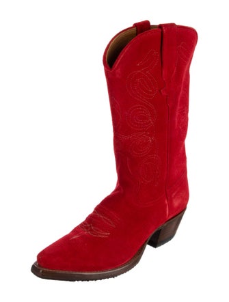 Miron Crosby Suede Western Boots