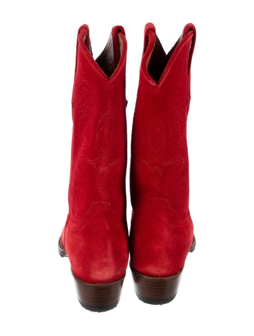 Miron Crosby Suede Western Boots