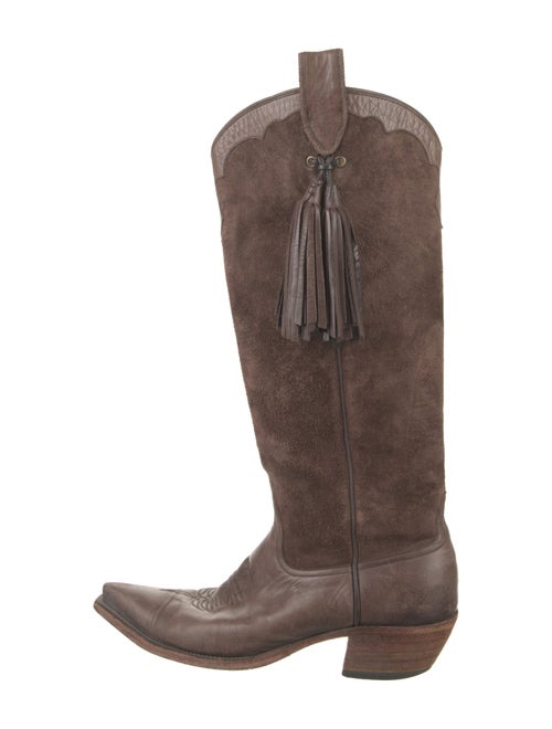 Miron Crosby Suede Western Boots