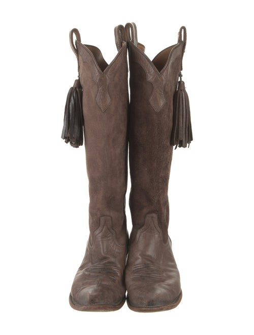 Miron Crosby Suede Western Boots