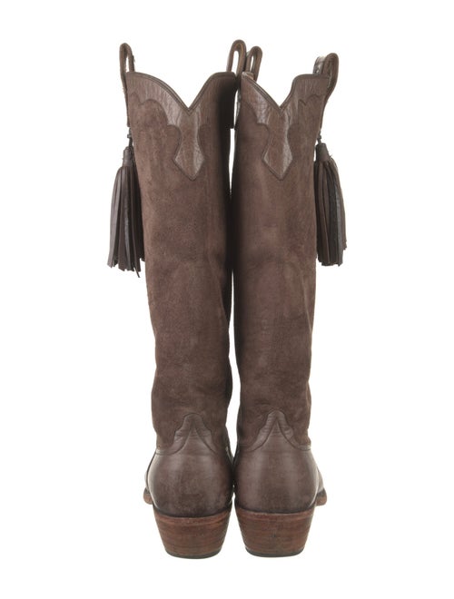 Miron Crosby Suede Western Boots