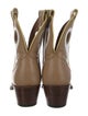 Miron Crosby Leather Colorblock Pattern Western Boots