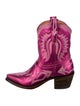 Miron Crosby Leather Printed Western Boots
