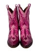 Miron Crosby Leather Printed Western Boots