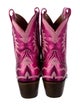 Miron Crosby Leather Printed Western Boots